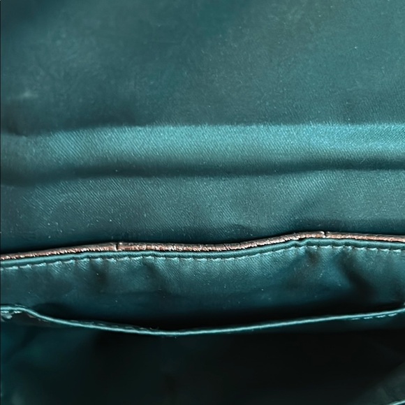 Coach Pewter / Silver Leather Wristlet with Sliver Hardware & Detachable Strap - Picture 9 of 9